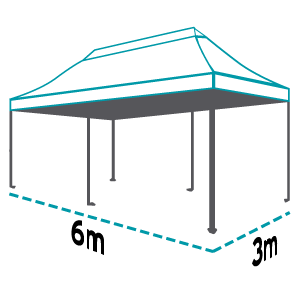 3mx6m Altegra Marquee size icon - Marquee Builder