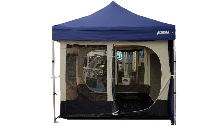 Altegra Inner Tent doors unzipped and open showing the huge entry.