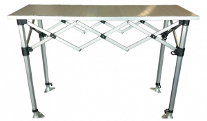 Altegra 1.5m Aluminium Folding table - the robust, packable, folding table from Altegra.