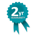 Altegra Genuine 2 year Manufacturer's warranty icon - for our Premium Steel 3x4.5m pop up gazebo and affordable 3x3m gazebo.