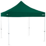 Altegra Premium Steel 3x3m gazebo tent - the affordable 3x3m easy up tent with premium features that protect your family. Green UPF50+ canopy.