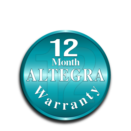 Altegra 12-Month Manufacturer's Warranty icon - A 12-month warranty for Australia's finest gazebo canopy, marquee canopy, gazebo and marquee walls, banners and tablecloths.