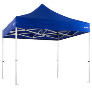 Altegra Heavy Duty 3x3m gazebo with royal blue UPF50+ canopy