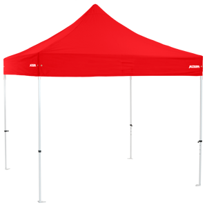 Altegra Premium Steel 3x3m gazebo with red canopy - our affordable 3x3m gazebo.