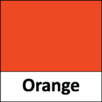 Altegra custom printed marquee - unprinted canopy panel colour swatch - Orange