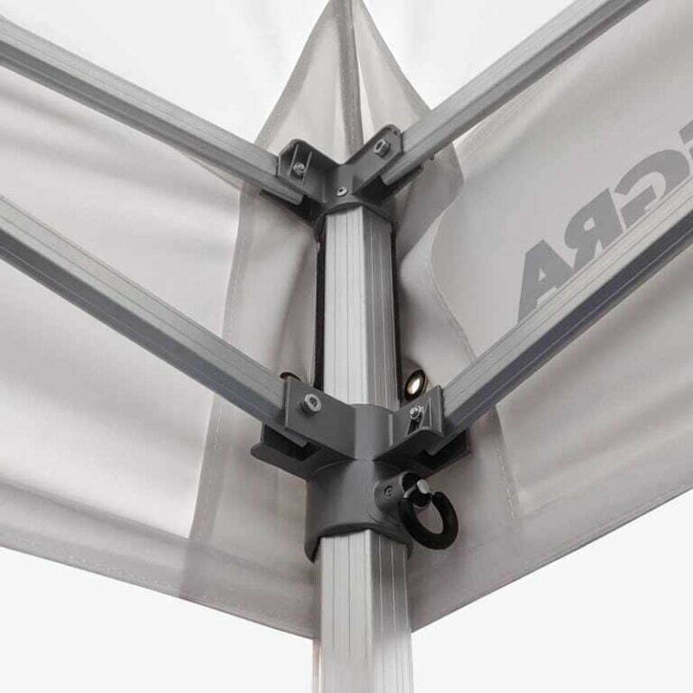 The Altegra Elite canopy has been gusseted and reinforced throughout as a measure to protect from wear caused by friction between the frame and the material.