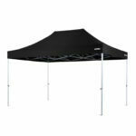 Altegra Heavy Duty 3x4.5m gazebo with black UPF50+ canopy - the dependable portable shade shelter for all Australian conditions.