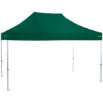 Altegra Heavy Duty 3x4.5m gazebo with green UPF50+ canopy - the dependable portable shade shelter for all Australian conditions.