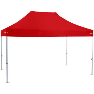 Altegra Heavy Duty 3x4.5m gazebo with red UPF50+ canopy - the dependable portable shade shelter for all Australian conditions.