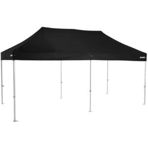 Altegra Heavy Duty 3x6m folding marquee with black UPF50+ canopy - Australia's premium folding aluminium event marquees constructed to deliver dependability and comprehensive protection.