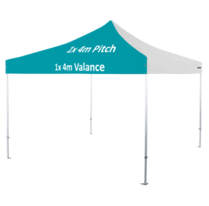 Altegra Heavy Duty custom 4x4m marquee - 1 x 4m valance, 1x 4m pitch print icon