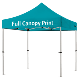 Altegra Pro Lite 2.4x2.4m custom printed easy up image - displaying the full canopy print option
