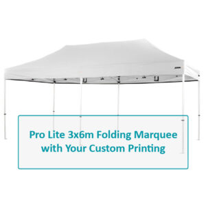 Altegra Pro Lite 3x6m Marquee Custom Printed canopy image - Full custom canopy printing for your brand, club, or team