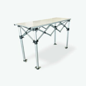 Altegra Aluminium 1.5m Folding Table - the packable, hugely robust and extremely versatile folding table by Altegra in our small 1.5m foldable table size. Heatproof, easy to clean, packs smaller than the rest, and looks great.