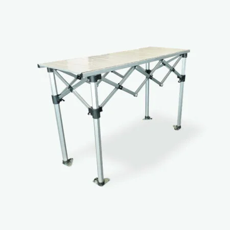 Altegra Aluminium 1.5m Folding Table - the packable, hugely robust and extremely versatile folding table by Altegra in our small 1.5m foldable table size. Heatproof, easy to clean, packs smaller than the rest, and looks great.