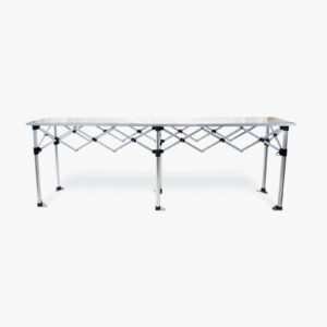 Altegra Aluminium 3m Folding Table - the packable, hugely robust and extremely versatile folding table by Altegra in our 3m foldable table size. Heatproof, easy to clean, packs smaller than the rest, and looks great.