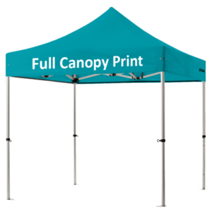 Altegra custom printed 3x3m gazebo option image - full canopy print option