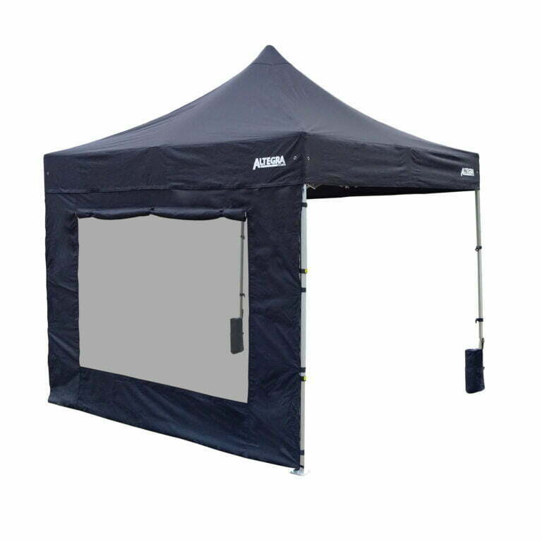 Altegra 3m Window Wall - to add UPF50+ waterproof protection and added comfort to our 3x3m gazebo range - pictured in black
