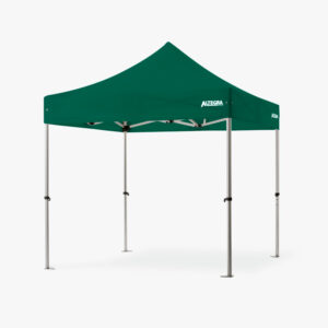 Altegra Pro Lite 3x3m gazebo with green canopy - the lightest commercial-grade aluminium 3x3m gazebo in our range.