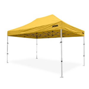 Altegra Pro Lite 3x4.5m compact gazebo in yellow.