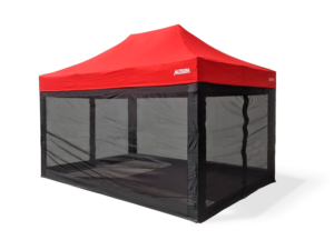 Altegra 3x4.5m gazebo with walls image - adapt your 3x4.5m gazebo with sides that protect from bugs, weather, and enhance the privacy of your pop up tent.