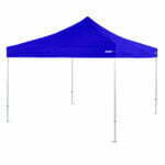 Altegra Heavy Duty 4x4m folding marquee with royal blue canopy - a 50mm aluminium marquee frame with full reinforcing and UPF50+ canopy make the heavy duty 4x4m marquee from Altegra the professional's choice.