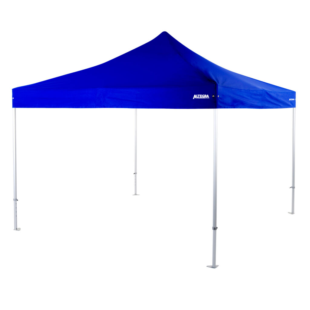 Altegra Heavy Duty 4x4m Marquee in Royal Blue - our large span square event marquee for modular event setups.