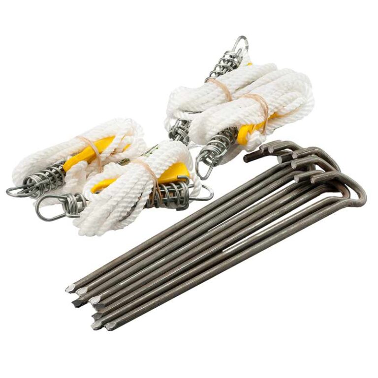 Altegra Heavy Duty Pegs and Spring-loaded Guy Ropes