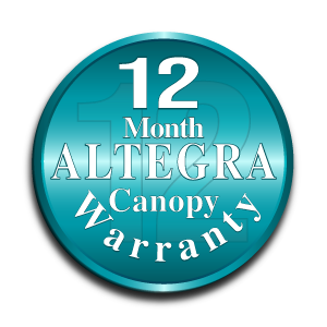 Altegra gazebos and marquees canopy warranty - The Altegra Elite canopy has a 12 month warranty.
