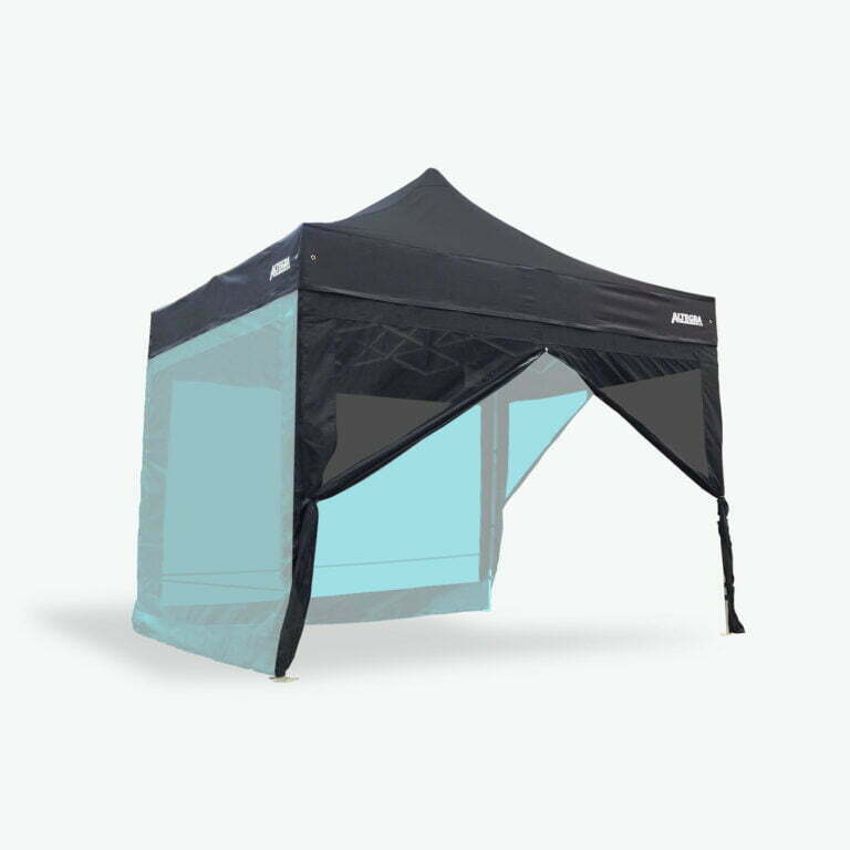 Altegra 3m Gazebo Mesh Zip Wall image - full mosquito mesh wall with full length zip for a 3x3m gazebo.