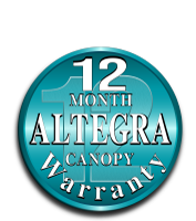 Altegra 12-month canopy warranty icon - leading marquee warranties