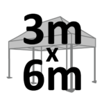 Altegra 3x6m marquee size selection icon