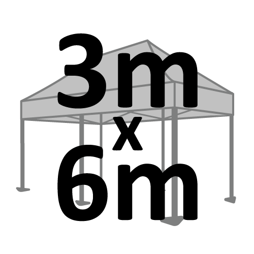 Altegra 3x6m marquee size selection icon