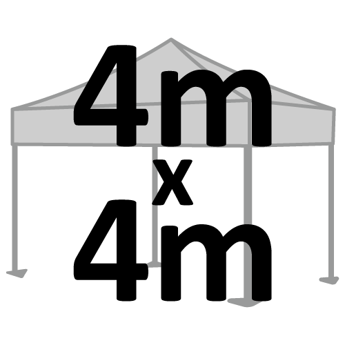 Altegra 4x4m marquee size selection icon