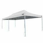 Altegra Heavy Duty 4x8m marquee with white canopy - our large folding event marquee for the rapid deployment of a dependable shelter that covers up to 50 people.