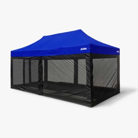 Altegra 4x8m mesh walls kit image - bug-proof mesh walls seal bugs, flies, and mosquitos out of your 4x8m marquee. 4x8m marquee netting sides for a comfortable indoor event marquee shelter.