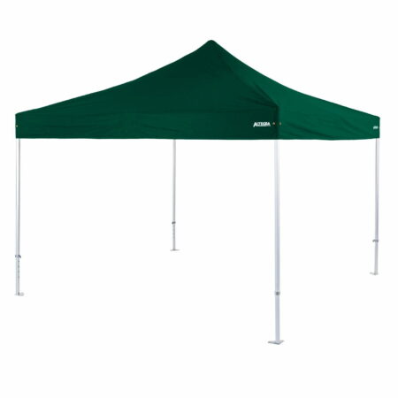 Altegra Heavy Duty 4x4m folding marquee in green - a 50mm aluminium marquee frame with full reinforcing and UPF50+ canopy make the heavy duty 4x4m marquee from Altegra the professional's choice.
