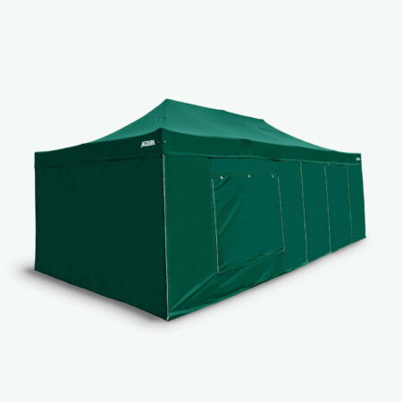 Altegra 4x8m marquee wall kit in green - 6x 4 metre sides for complete protection from the weather attached to the 4x8m event marquee