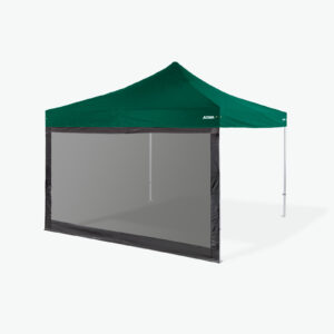 Altegra 4m marquee with solid 4m mesh wall image - bug-proof mesh walls seal bugs, flies, and mosquitos out of your 4x4m marquee. 4x4m marquee netting sides for a comfortable indoor marquee haven.