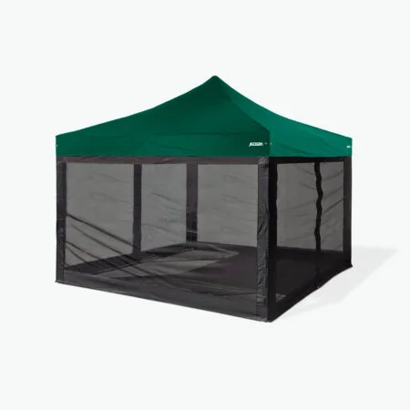 Altegra 4x4m marquee mesh wall kit image - bug-proof mesh walls seal bugs, flies, and mosquitos out of your 4x4m marquee. 4x4m marquee netting sides for a comfortable indoor marquee haven.