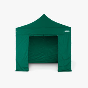 Altegra 2.4m gazebo wall kit in green - the small 2.4m gazebo with sides keeps your shelter completely dry, protected from the sun, and blocks the wind.