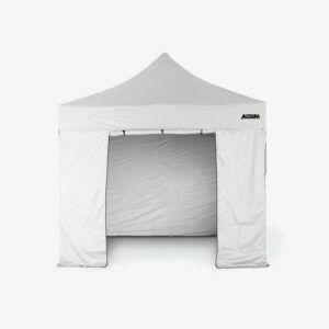 Altegra 2.4m gazebo wall kit in white - the small 2.4m gazebo with sides keeps your shelter completely dry, protected from the sun, and blocks the wind.