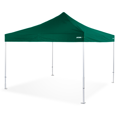 Altegra Heavy Duty 4x4m aluminium folding marquee with green canopy