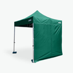Altegra 2.4m gazebo solid wall in green - UPF50+ sun protection and 100% waterproof gazebo wall that attaches in seconds for full weather protection.