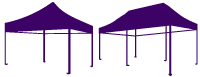 Altegra custom printed gazebos and marquees dark purple icon