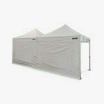 Altegra modular marquee setup - connect marquees and gazebos together to seal out weather with our side wall connecting strips.