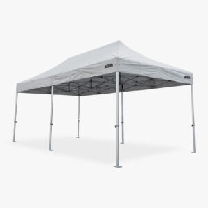 Altegra Heavy Duty 3m x 6m marquee with white waterproof canopy - super heavy duty commercial portable aluminium marquee