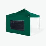 Altegra 4m window wall in green - fitting 4m marquees