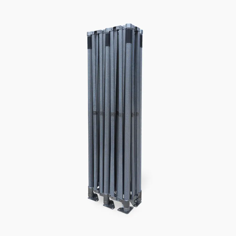 The revolutionary Altegra GRP Super Duty 4x8m folding marquee frame - the revolutionary GRP composite folding marquee redefining extreme heavy duty folding marquee strength, reliability, and safety.